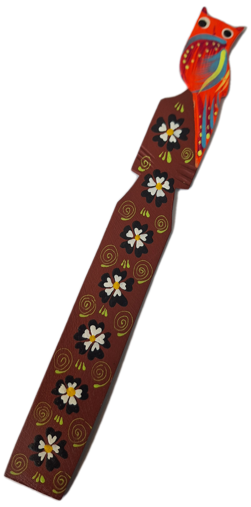 Wooden Painted Bookmark - Design 2