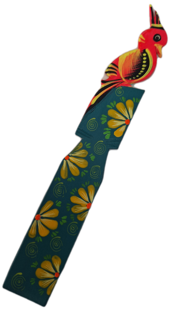 Wooden Painted Bookmark - Design 5