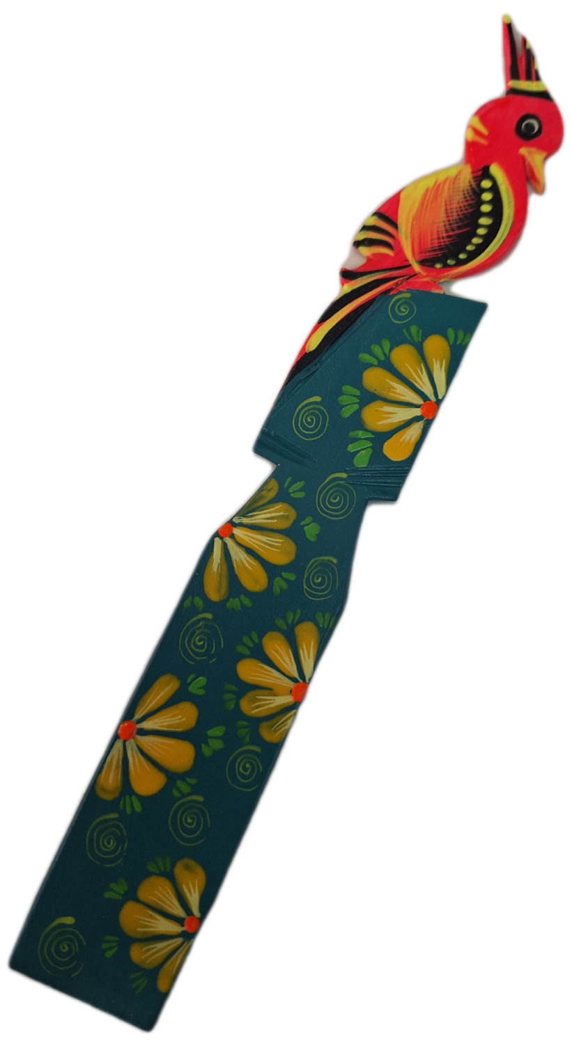Wooden Painted Bookmark - Design 5