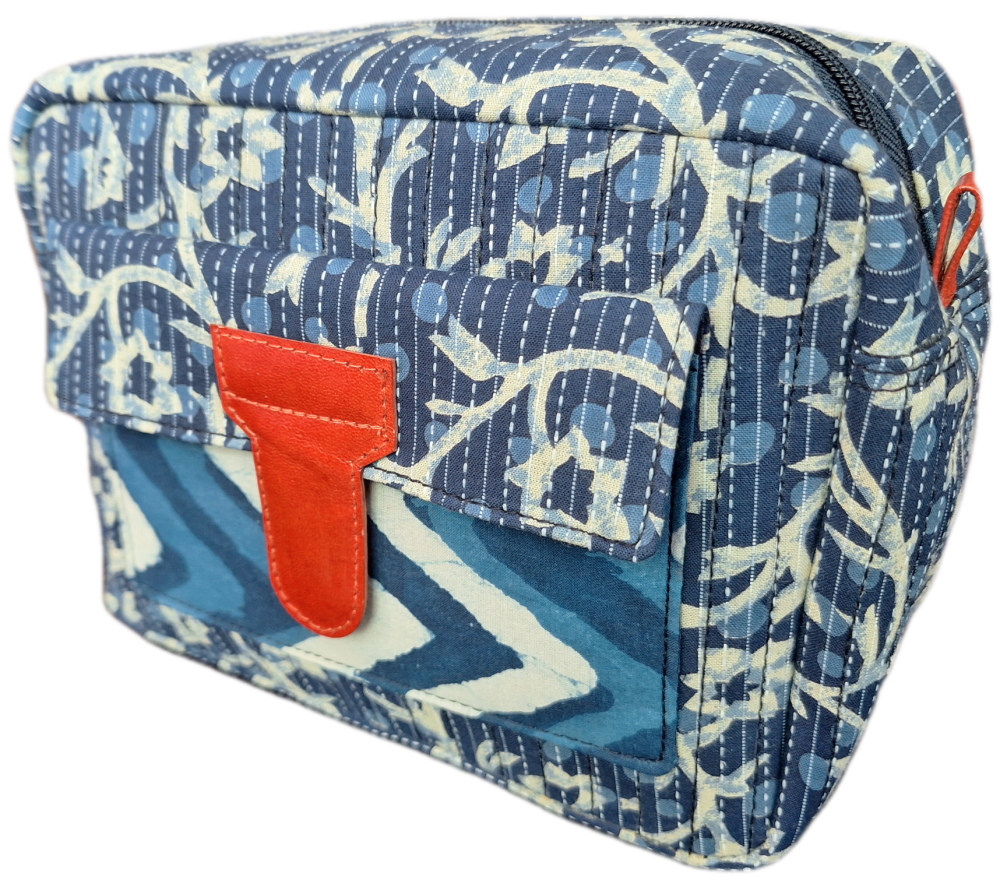 Block Print Wash Bag - Design 3