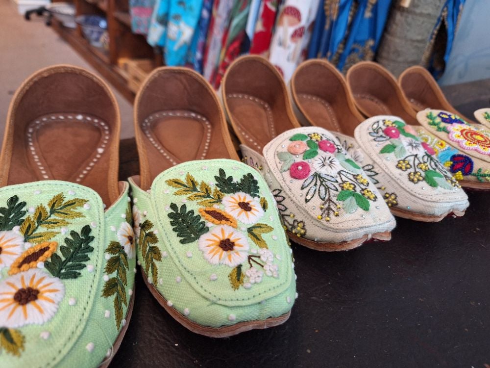 Indian Embroidered Shoes