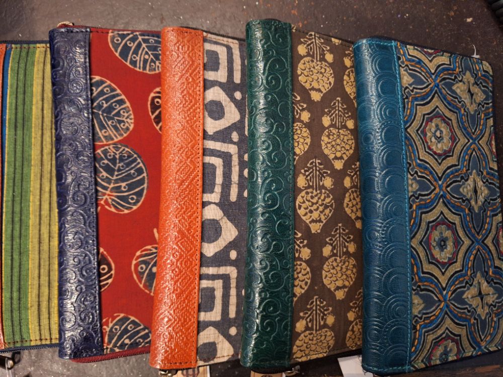 Ajrakh Block Print Travel Folios