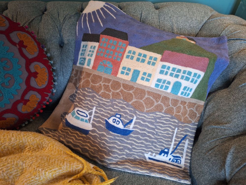 Embroidered Cushions - Landmarks Collection