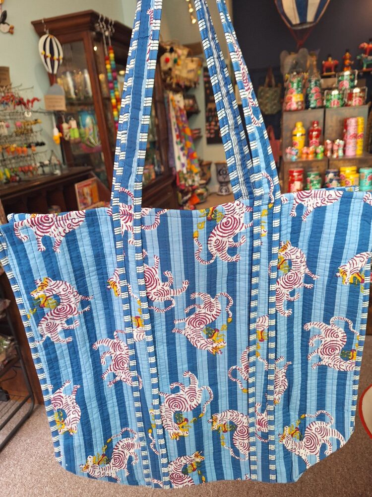 Large Cotton Tote Bag - Design 16