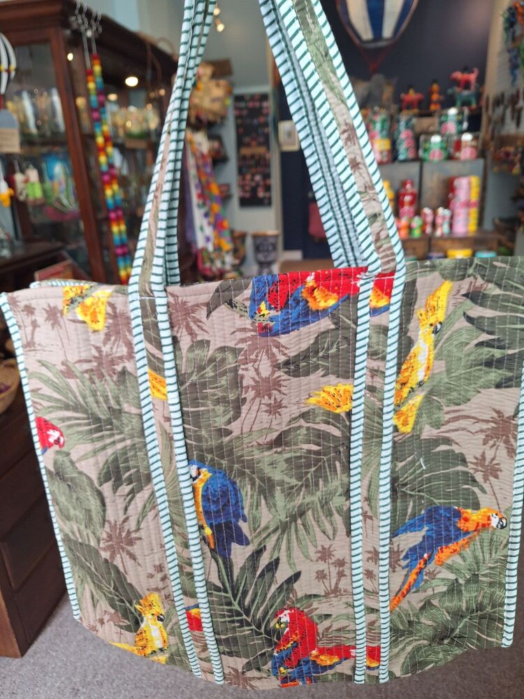 Large Cotton Tote Bag - Design 14