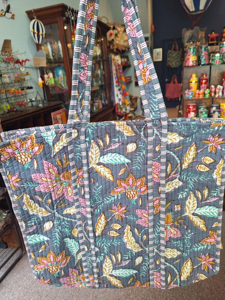 Large Cotton Tote Bag - Design 11