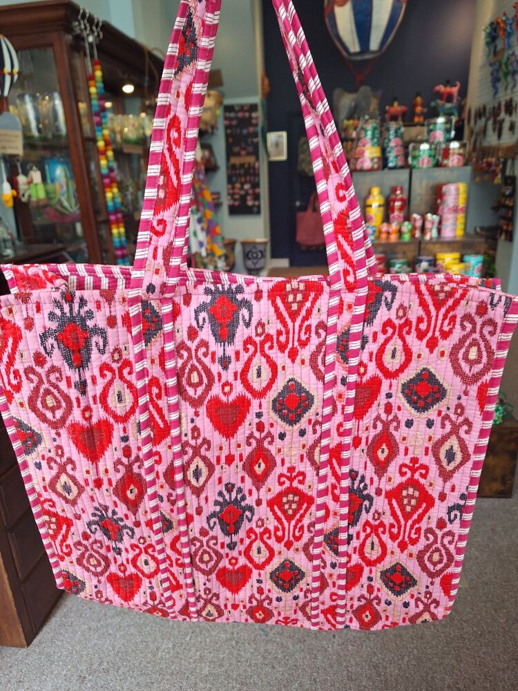 Large Cotton Tote Bag - Design 12