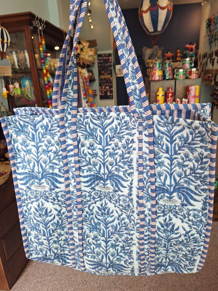 Large Cotton Tote Bag - Design 9