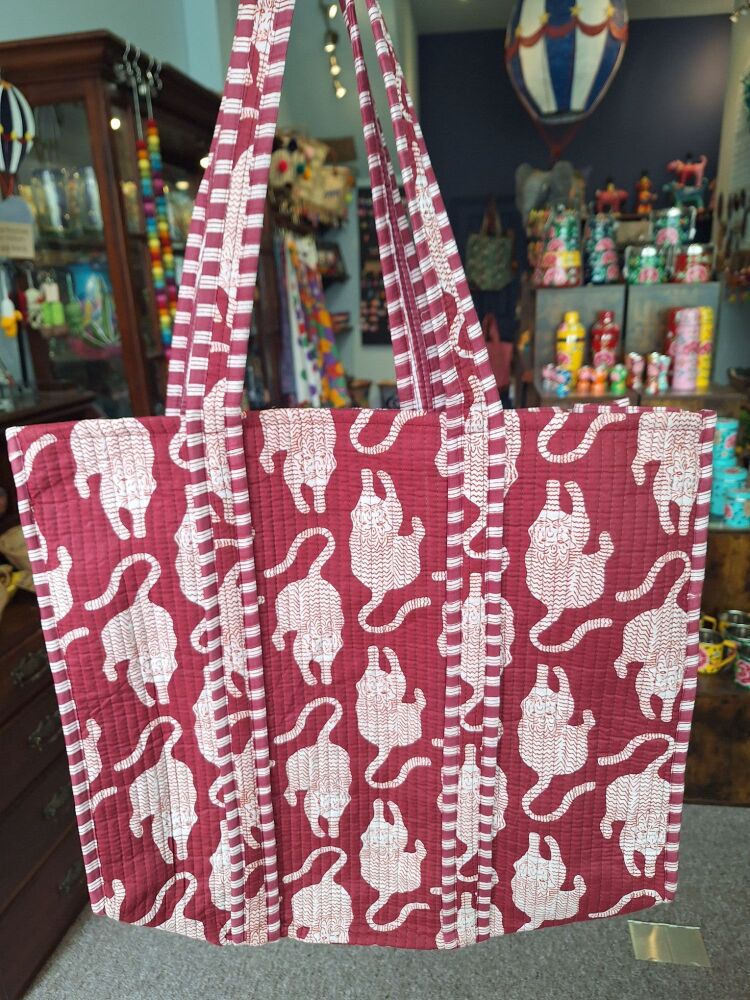 Large Cotton Tote Bag - Design 6