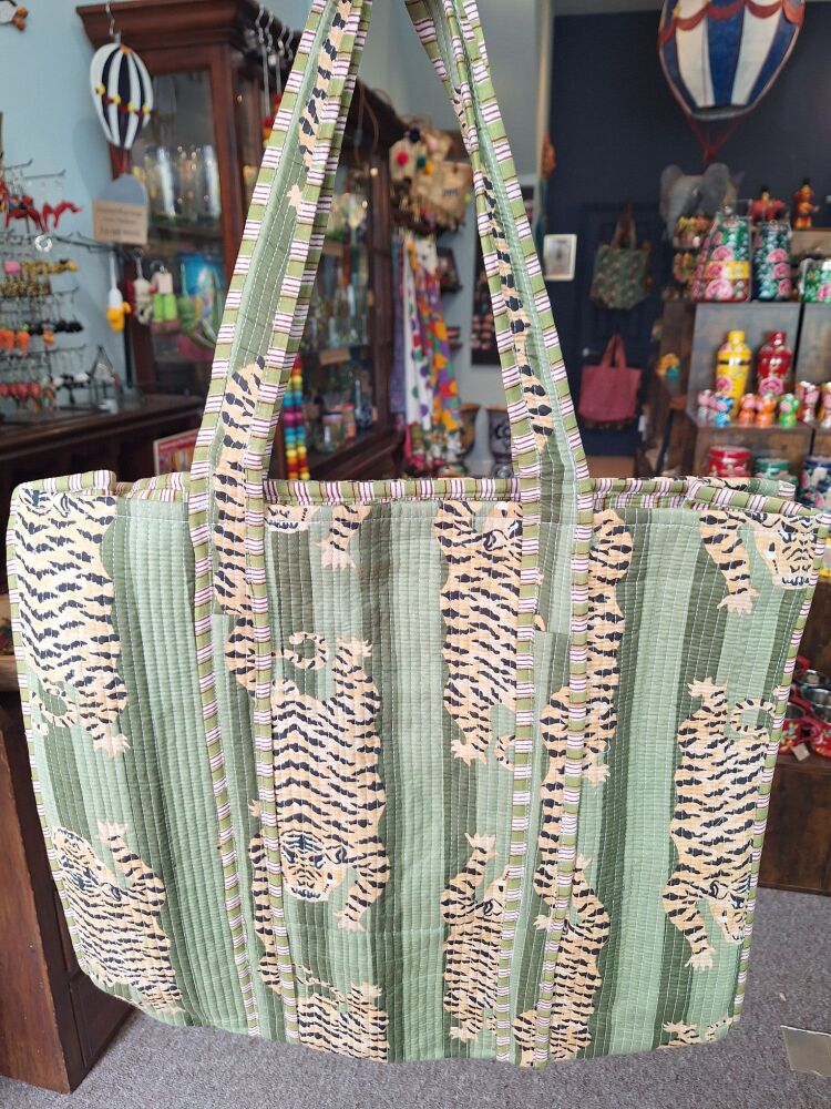 Large Cotton Tote Bag - Design 4