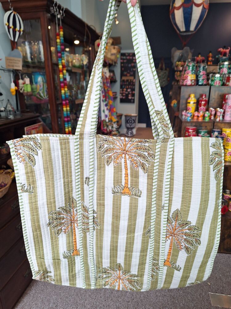 Large Cotton Tote Bag - Design 3