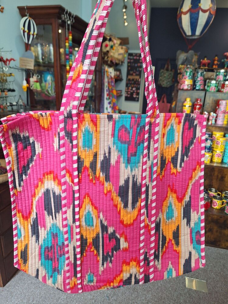 Large Cotton Tote Bag - Design 1