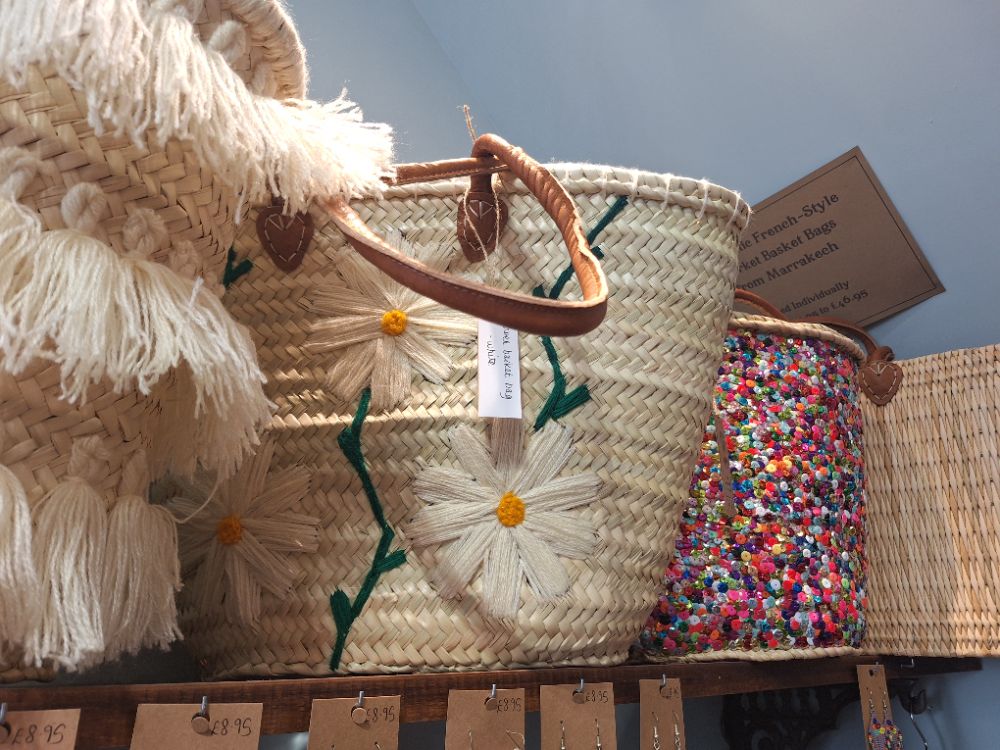 French Style Basket Bags from Marrakech