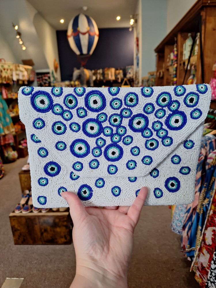 Beaded Handbag - 1000 Eyes