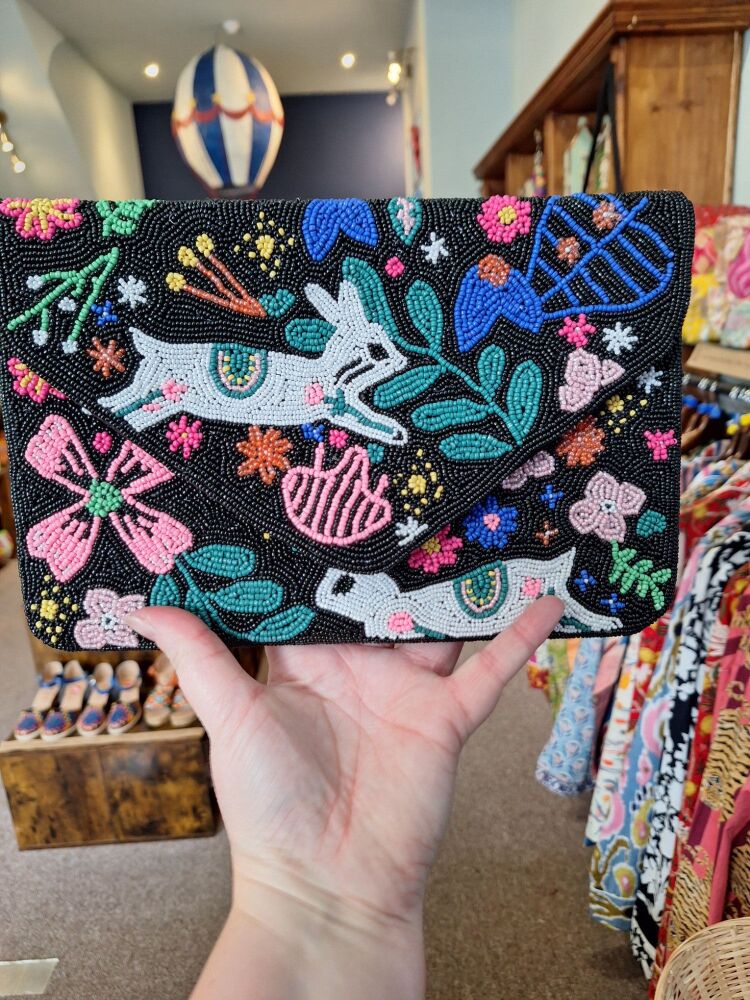 Beaded Handbag - Bright Eyes