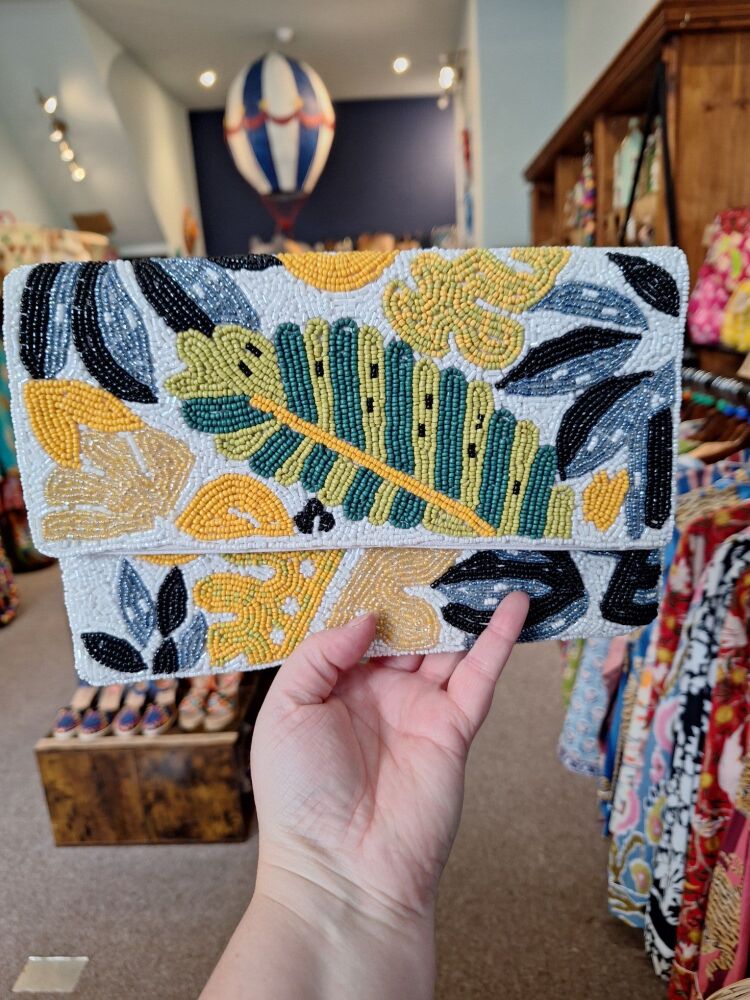 Beaded Handbag - Tropical Jungle