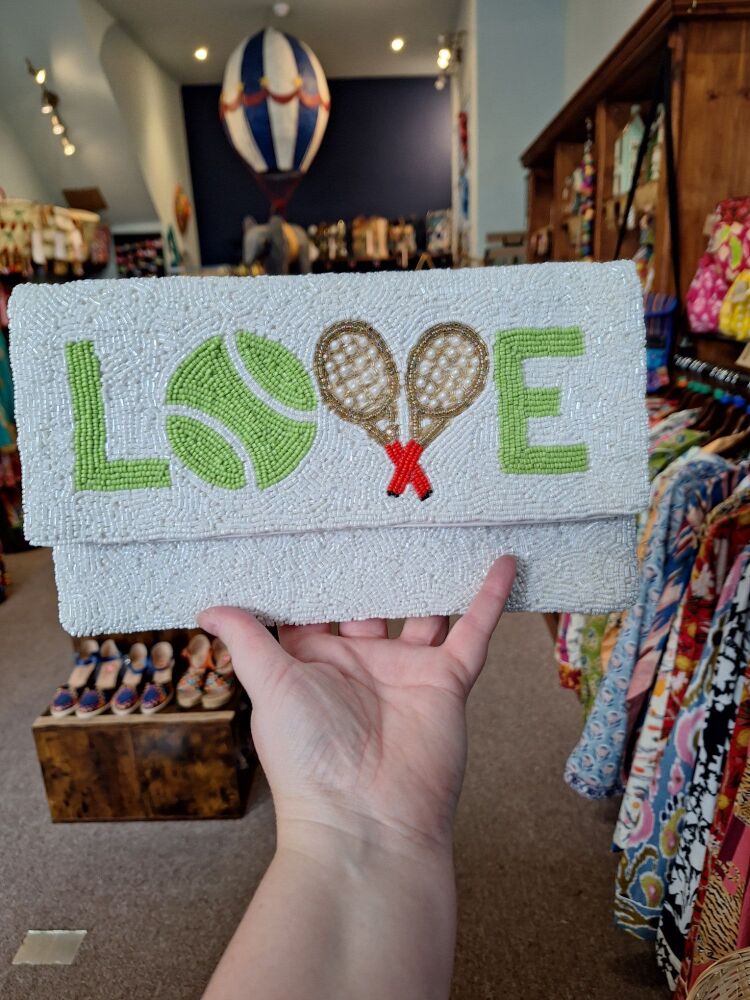 Beaded Handbag - Wimbledon Tennis
