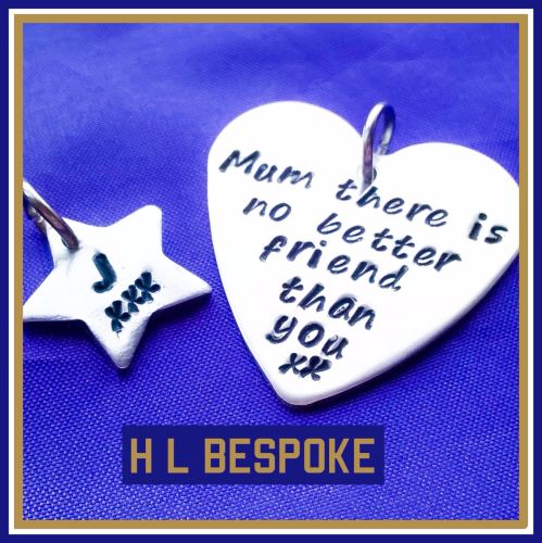 Mum, There Is No Better Friend Than You Quote Heart Necklace - Mum, Nan, Gr