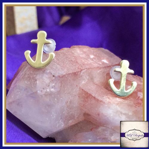 Sterling Silver Anchor Earrings - Cute Little Anchor Studs Gift Boxed - Na
