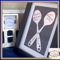 Spooning Together Since Frame - Cute Valentines Day Gift - Couples Frame - Valentine's Frame - Funny Valentine's Gift