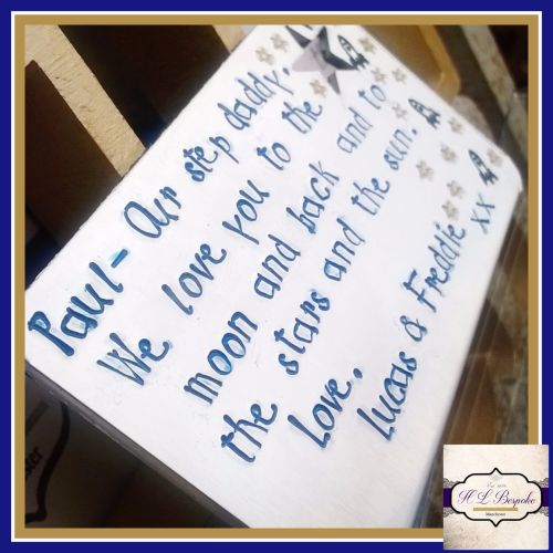Personalised Step Dad Gift - Step Father Wallet Insert - Step Dad Wallet Ac