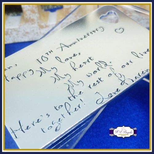 Valentine's Gift For Men - Personalised Wallet Insert - Love Note Gift - Va