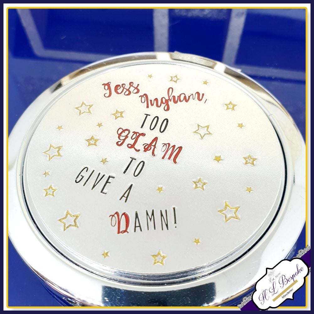Personalised Compact Mirrors & Grooming Gifts
