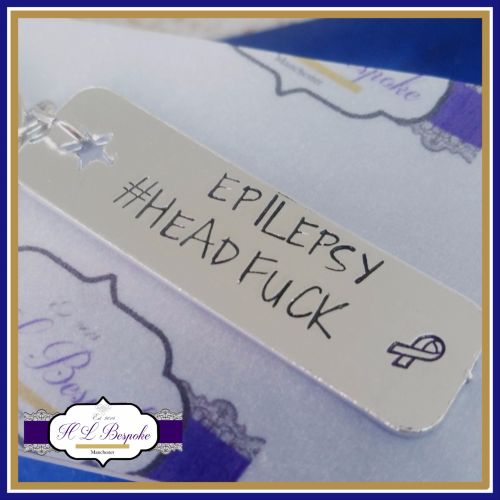 Epilepsy Keyring - Adult Humour Keyring - Funny Epilepsy Keyring - Hate Epi