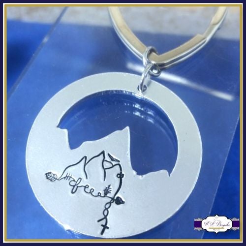 Special Personalised Mountain Keyring - Multimeaning Gift - Freedom Mountai