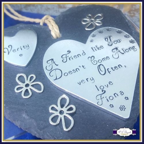 Personalised Friendship Plaque - Gift for Good Friend - Best Friend Gift -