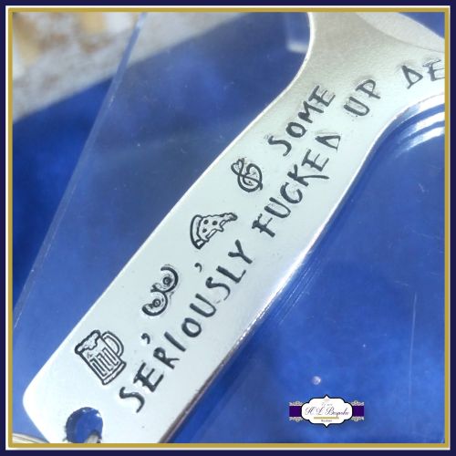 Bottle Opener For Men Keyring - Typical Male Gift - Typical Man Keychain -