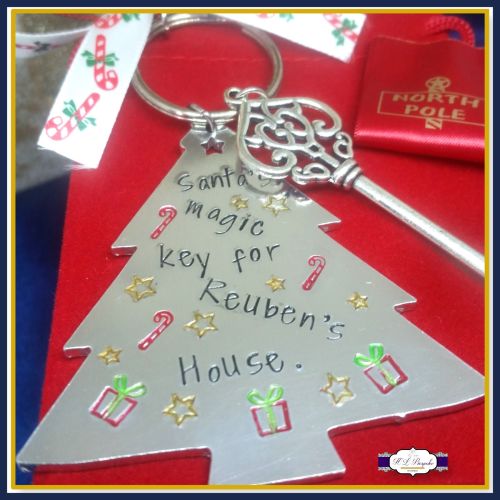 Personalised Santa Magic Key - Tree Shape