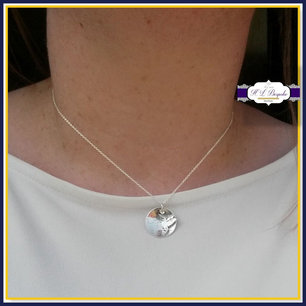 Sterling Silver Hummingbird Necklace - Daisy - Hummingbird Pendant - Hummingbird Jewellery - Humming bird Gift - Silver Hummingbird - Flower