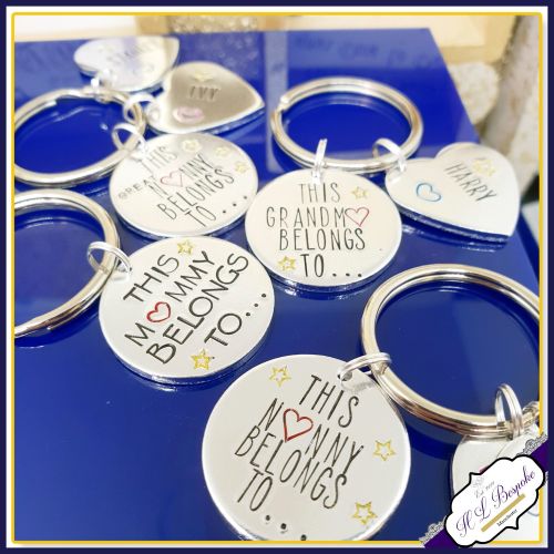 This Mummy Belongs To Keyring - This Nan Gift - This Auntie Keychain - Thi
