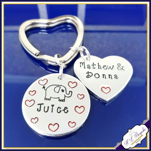 Elephant Juice Keyring - Valentines Keyring - Gift For Him - Gift For Her -