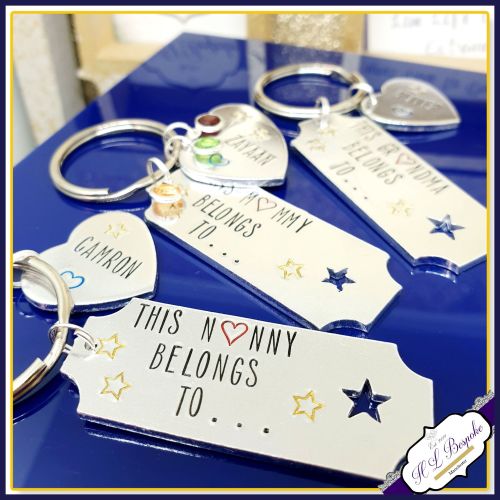 This Nanny Belongs To Keyring - Nanny Keyring - Mother's Day Keyring For Na