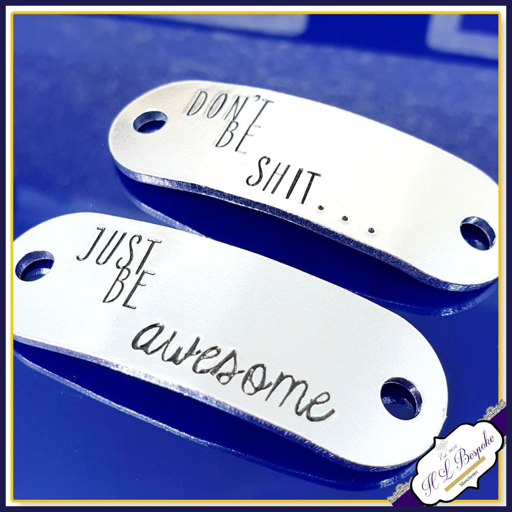 Pair Personalised Trainer Tags - OWN 