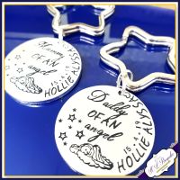 Personalised Angel Baby Keyring - Daddy Of An Angel Gift - Mummy of An Angel Gift - Baby Loss Keychain - Baby Loss Keyring - Angel Keyring