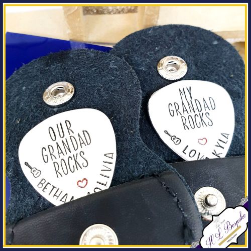 You Rock Guitar Pick - You Rock Grandad - Father's Day Gift - Godfather Gif