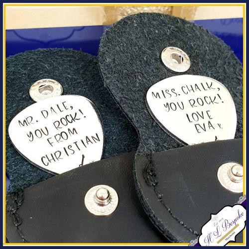 Personalised Music Teacher Guitar Pick - Personalised Music Teacher Gift -
