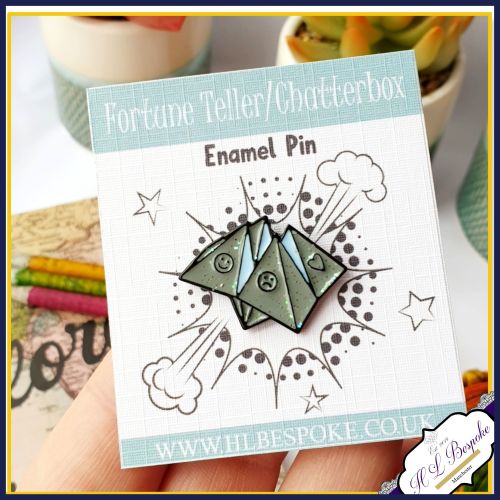 Fortune Teller Enamel Pin - Chatterbox Flair Lapel Pins UK