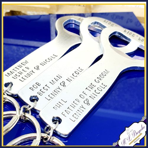 Personalised Best Man Gift - Personalised Wedding Bottle Opener - You Choos