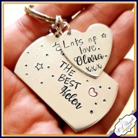 Personalised Childminder Gift - Teacher Keyring - Gift For Teaching Assistant - You're The Best Gift - Teacher Gift - End of Year Gift