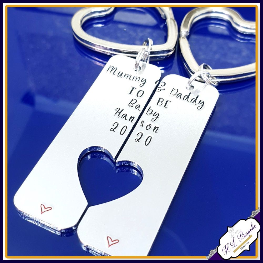 personalised baby keyrings