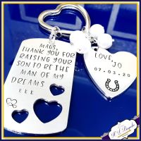Personalised Mother of the Groom Gift - MOG Keyring - Man Of My Dreams Keyring - Wedding Gift For Mother Keyring - Man Of My Dreams Gift