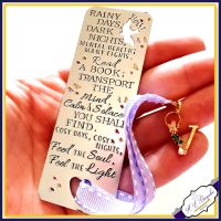 Personalised Bookmark - Mental Health Poem - Custom Bookmark - Bookworm Gift - Mental Health Quote - Mental Health Gift - Book Lover Gift
