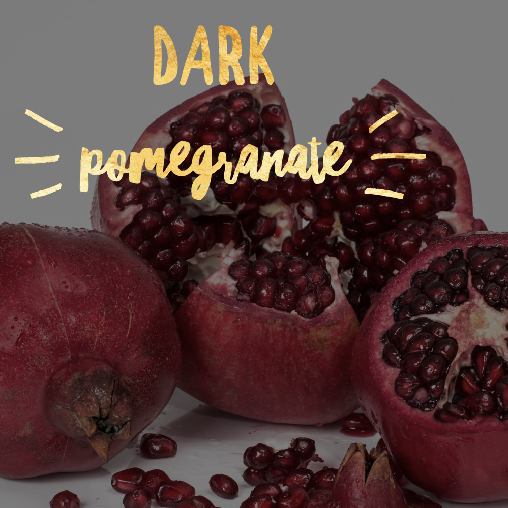 Dark Pomegranate Soy Wax Melts - Spicy Fruity Highly Scented Fresh Scented 