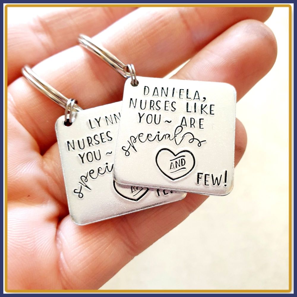 Nurse Gift Keychain Thank You Gift Key Chain for Nurse Appreciation Gift 
