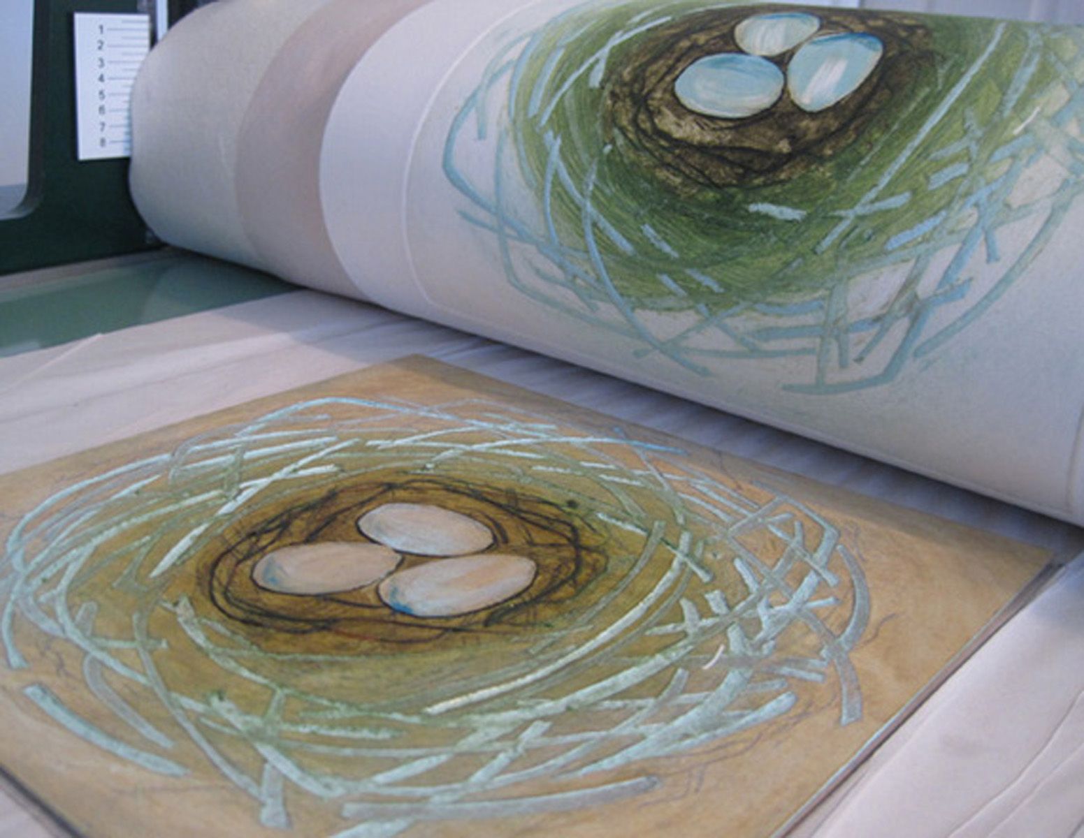 printing a collagraph