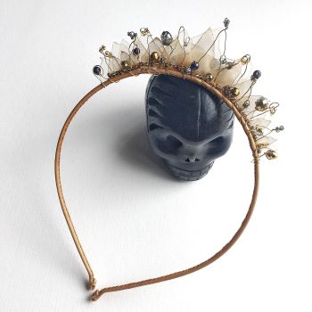 Gold crown headband, fairy headband, fairy tale wedding 